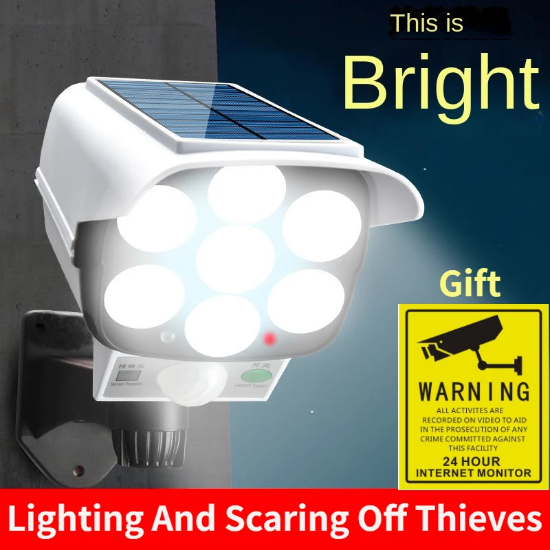 Home Security Tips - Lumière solaire extérieure capteur de mouvement