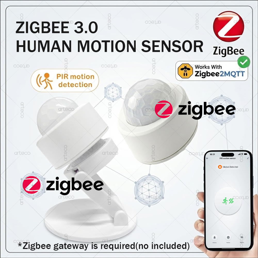 Home Security Devices - Détecteur de mouvement PIR mini Zigbee