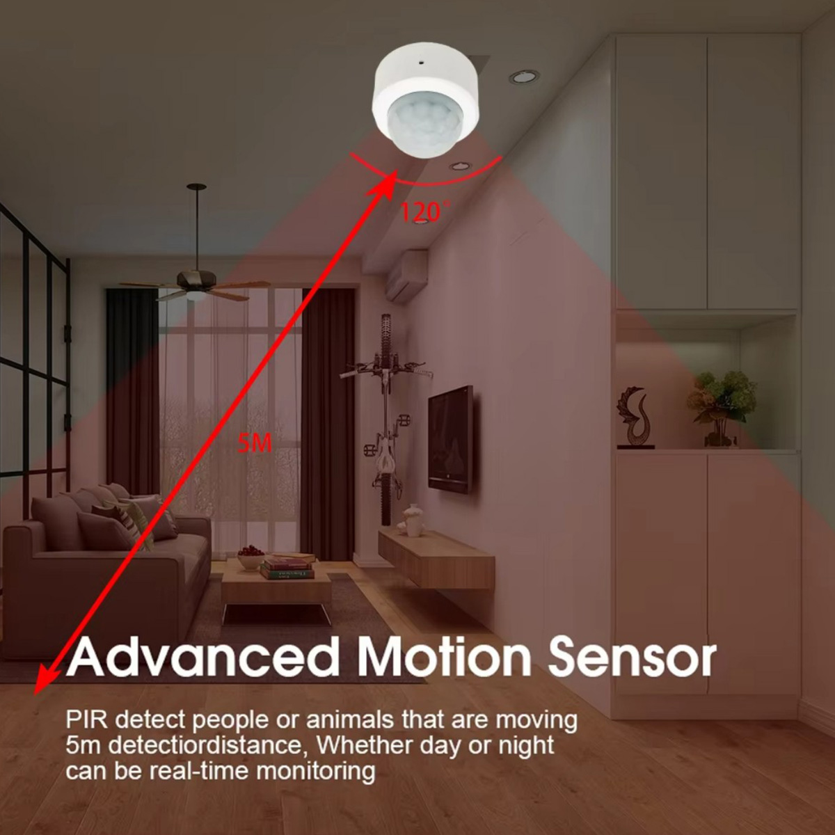 Capteur de mouvement PIR Zigbe - Home Security Devices avis et prix