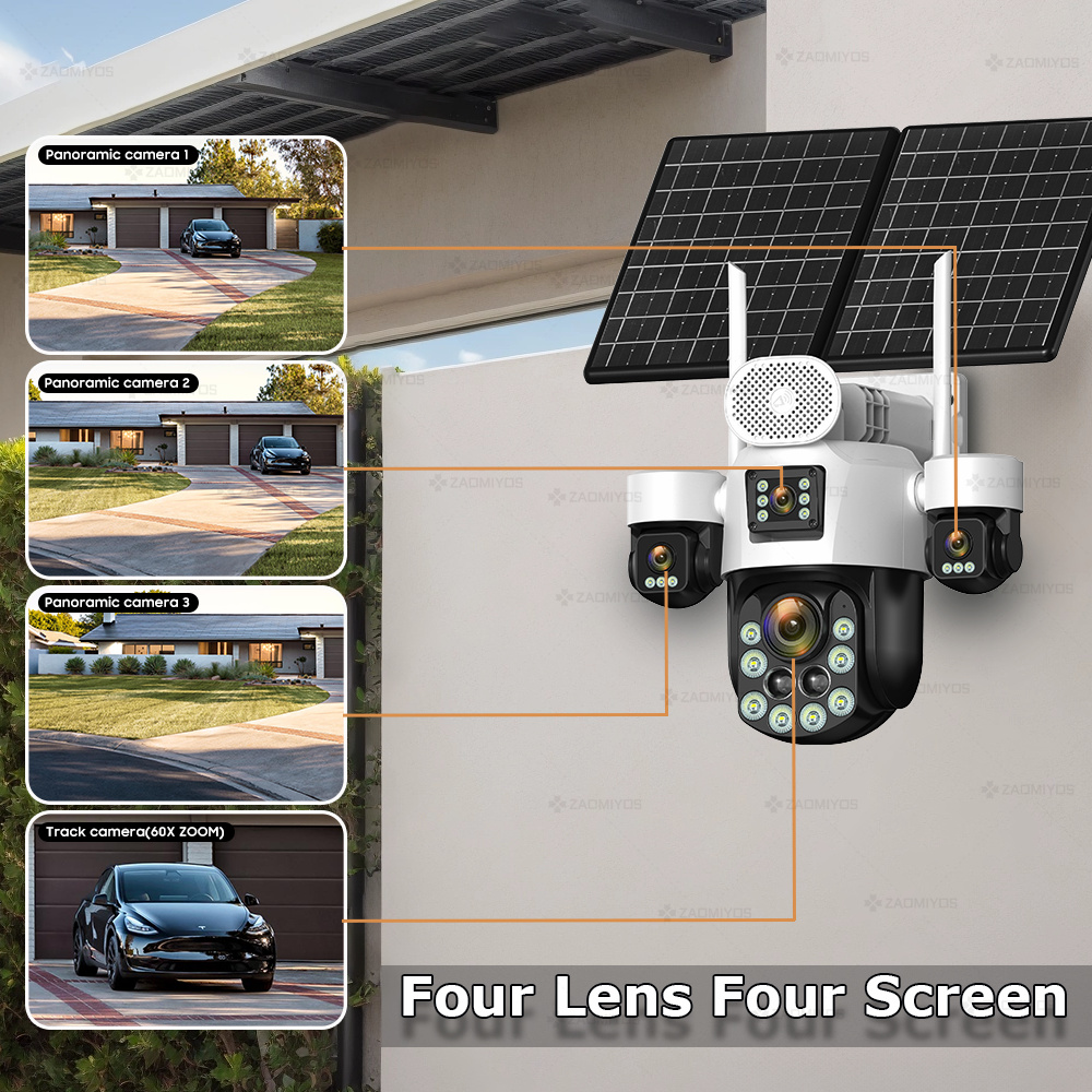 4 objectifs extérieurs 360° °  - Home Security Tips avis et prix