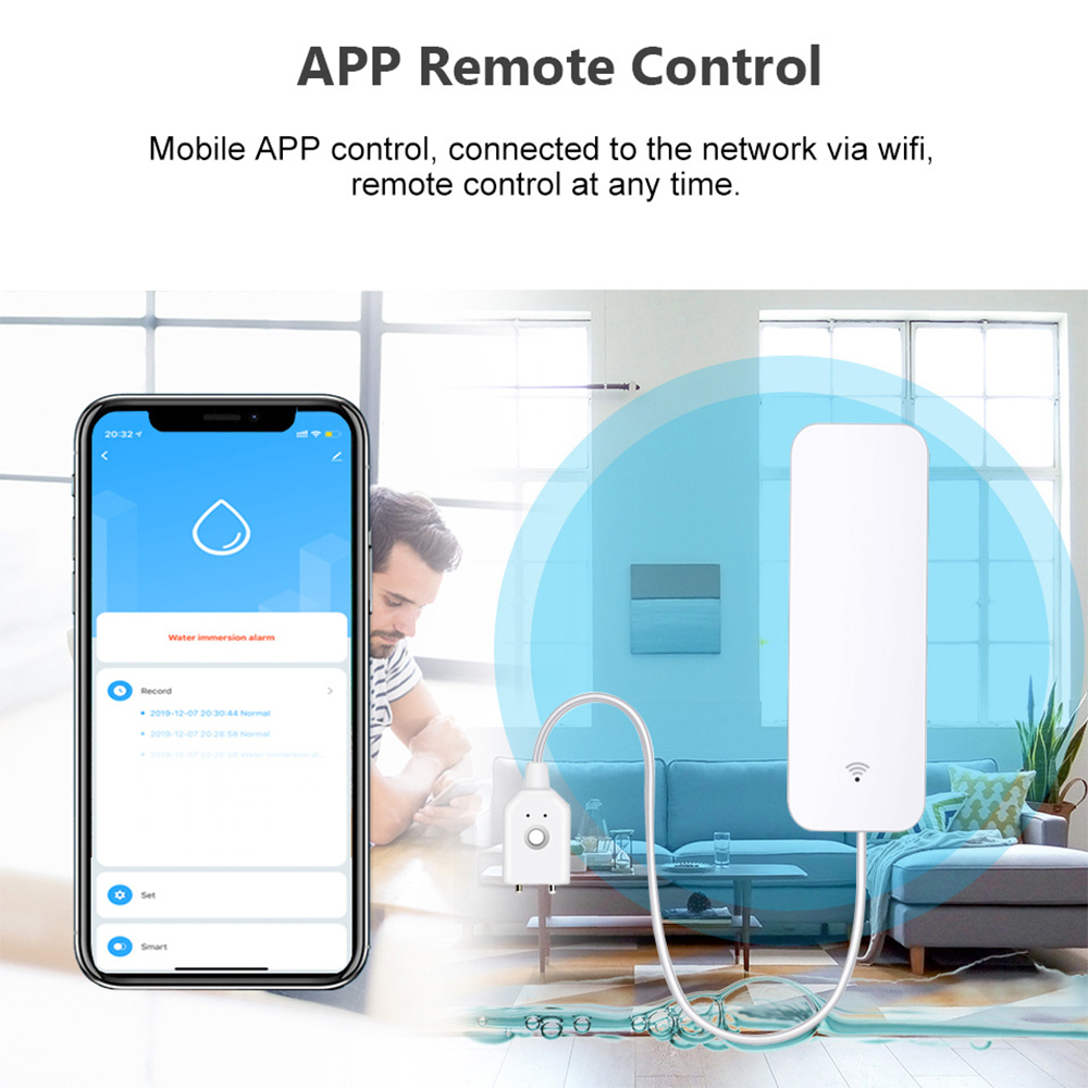 Capteur de fuite d'eau WiFi Tu - Home Security Devices avis et prix