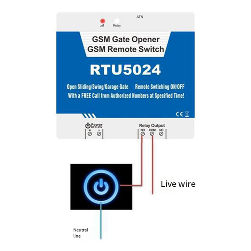 Ouvre-porte GSM B04C-RTU5024,  - Home Security Devices avis et prix