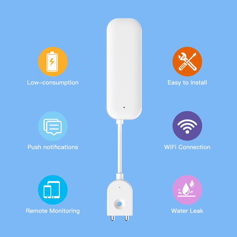 Tuya WiFi ZigBee capteur d'eau - Home Security Devices avis et prix
