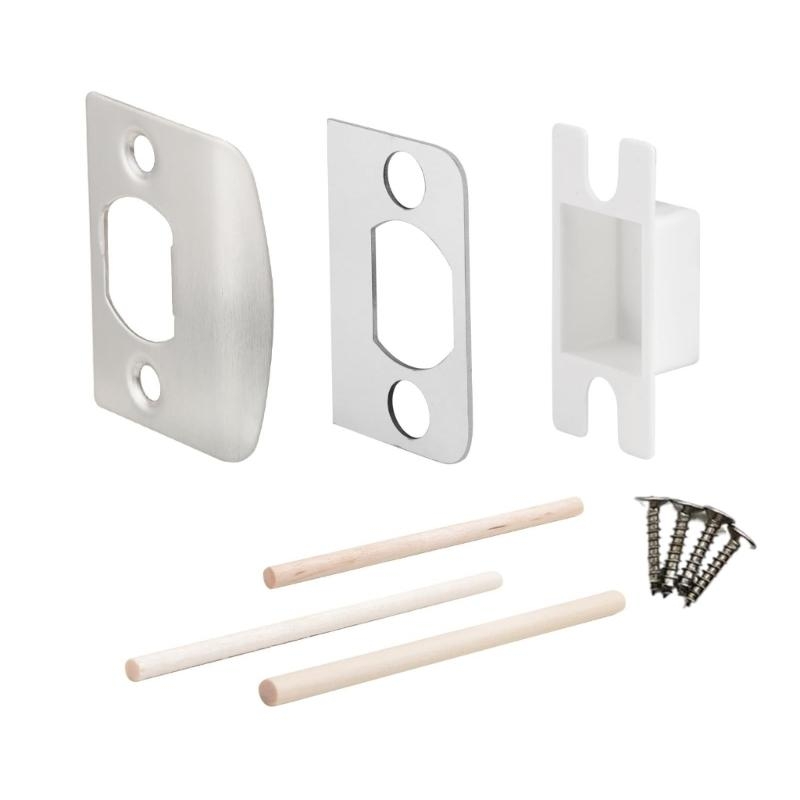 Ensemble plaques gâche porte,  - Home Security Installation avis et prix