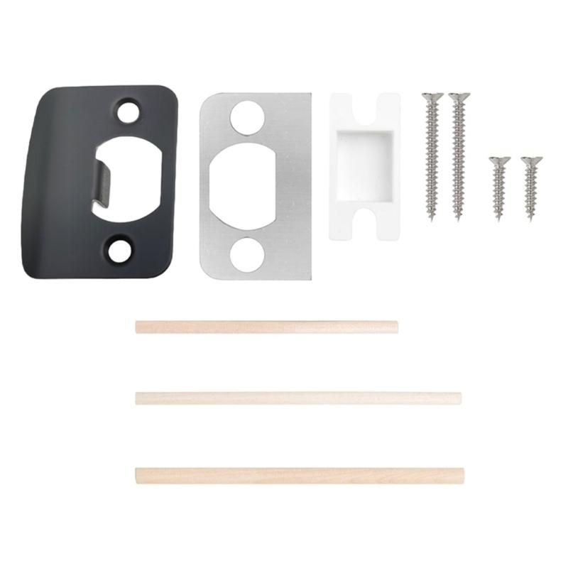 Ensemble plaques gâche porte,  - Home Security Installation avis et prix