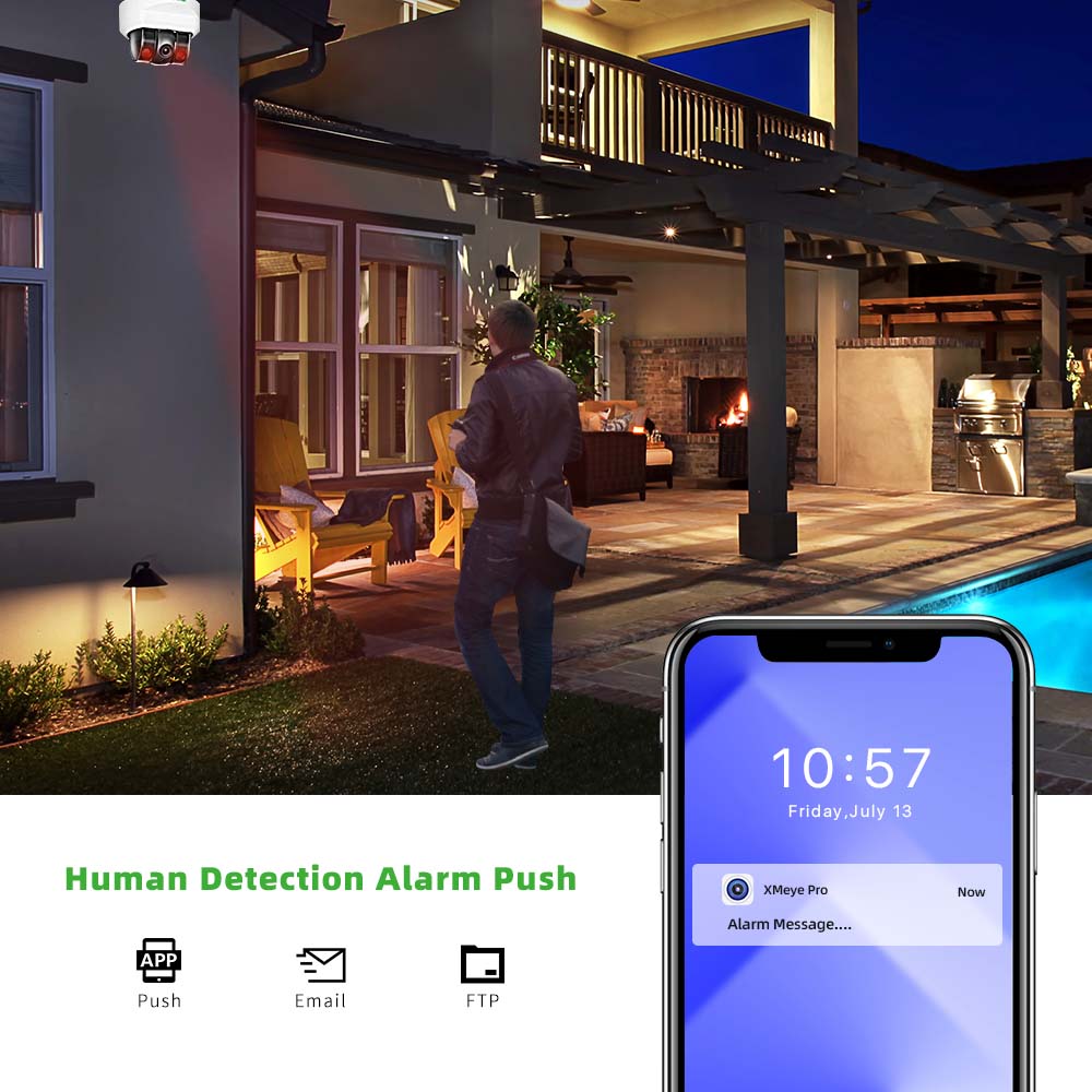 Caméra IP POE C GC PB 4MP, mic - Home Security Tips avis et prix