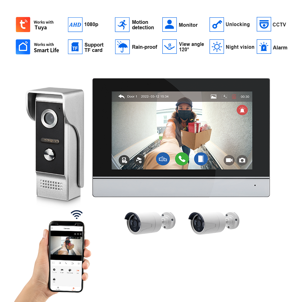 Visiophone avec écran IPS de 7 - Home Security Tips avis et prix